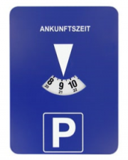 Mitlaufende Parkscheibe und -uhr von Eaxus, nie wieder Strafzettel f&uuml;r 5,99&euro; incl. VSK statt 14,98&euro;