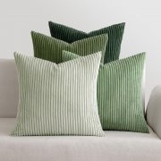 MIULEE Kissenbez&uuml;ge (4er Set, 40x40cm) in Gr&uuml;n f&uuml;r 12,96&euro;