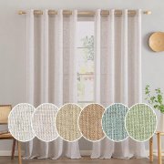 MIULEE Leinenoptik Gardinen (245x140cm) f&uuml;r 19,98&euro;