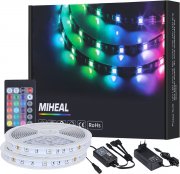 MIWATT 20 Meter RGB LED Streifen mit Fernbedienung, App und Sprachsteuerung