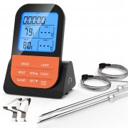 MixcMax kabelloses Funk Fleischthermometer mit 2 Sonden