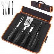 MIYAKO 5-teiliges BBQ Grillbesteck Set inkl. Tasche
