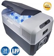 Mobicool FR40 elektrische Kompressor-K&uuml;hlbox mit 38 Liter Fassungsverm&ouml;gen 12/24 V und 230 V