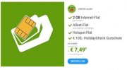 mobilcom-debitel Vodafone Comfort Allnet f&uuml;r 8&euro; / Monat + 100&euro; HolidayCheck-Gutschein