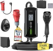 Mobile Wallbox 11kW Typ 2 Ladekabel (7m) f&uuml;r 159,99&euro; bei Amazon
