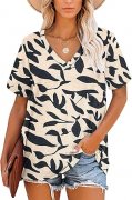 MOLERANI Damen T-Shirts V-Ausschnitt gestreift f&uuml;r nur 9,49&euro;