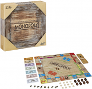 Monopoly Rustic der Klassiker der Brettspiele in der Holz Sonderedition