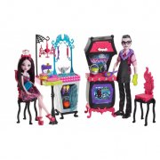 Monster High FCV75 Familie Draculaura Vampire K&uuml;che Spielset inkl. 2 Puppen f&uuml;r 49,89&euro;