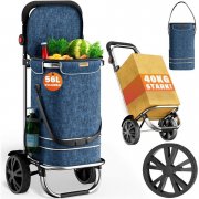 Monzana 2in1 56 Liter Einkaufstrolley