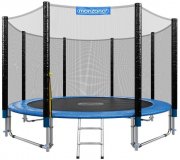 Monzana 305 cm Trampolin Komplettset inkl. Sicherheitsnetz und Leiter