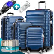 Monzana 4-teiliges Hartschalenkoffer Set mit Zubeh&ouml;r