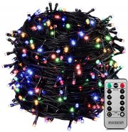 Monzana 400 LED Lichterkette 40 Meter mit Fernbedienung Timer f&uuml;r Innen und Au&szlig;en