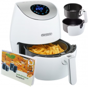 Monzana 9in1 3,6 Liter Hei&szlig;luftfritteuse mit Touch-Display inkl. Rezeptheft