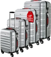Monzana Baseline 4-Rollen-Hartschalenkoffer Set