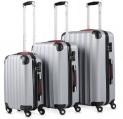Monzana Baseline Hartschalenkoffer 4-Rollen-Trolley Set