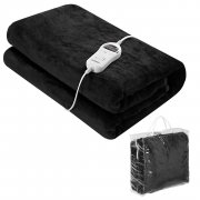 Monzana Coral Fleece Heizdecke 180x130ccm inkl. Aufbewahrungstasche