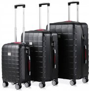 Monzana Exopack 3-teiliges Hartschalenkoffer-Set