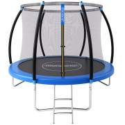 Monzana &Oslash; 244 cm Trampolin Komplettset inkl. Sicherheitsnetz und Leiter