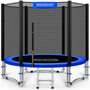 Monzana &Oslash;244cm Trampolin Komplettset inkl. Sicherheitsnetz und Leiter