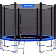 Monzana &Oslash;305cm Trampolin inkl. Sicherheitsnetz und Einstiegsleiter
