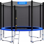 Monzana Trampolin 427 cm mit gepolsterte Randabdeckung inkl Sicherheitsnetz