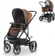 MOON Kombikinderwagen Nuova City chocolate/structure