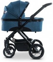 MOON Kombikinderwagen Scala blue/panama 