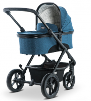 MOON Kombikinderwagen Scala blue/panama 