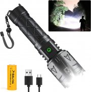 &lrm;MORATER &lrm;M1041 Aufladbare 15000 Lumen LED Taschenlampe