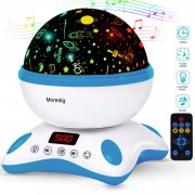 Moredig LED Sternenhimmel Projektor Lampe mit Musik