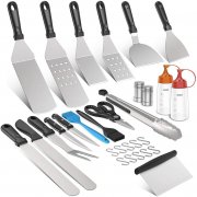 Morole 30 teiliges Edelstahl Grill-Zubeh&ouml;r Set