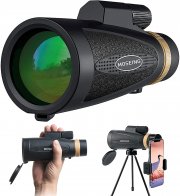 MOSEING 12X50 Starscope Monokular HD BAK4 Prisma mit Smartphone Halter
