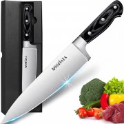 MOSFiATA 8" Full-Tang High Carbon Edelstahl K&uuml;chenmesser