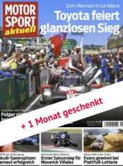 MOTORSPORT aktuell Jahresabo (50 + 4 Ausgaben) f&uuml;r 19,95 Euro statt 140 Euro