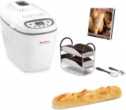 Moulinex OW6101 Home Bread Baguette Brotbackautomat inkl. Baguettebleche und Rezeptheft