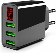 MROOYI 5V 2A 3-Port USB Ladeger&auml;t und Netzteil