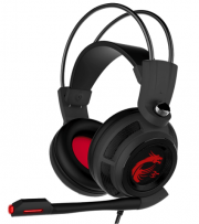 MSI DS502 Gaming Headset mit Virtuell 7.1 Surround Sound und Vibrationssystem