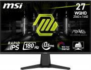 MSI MAG 275QF Gaming Monitor - 27 Zoll WQHD Rapid IPS Panel, HDR Ready, DisplayPort 1.4, HDMI