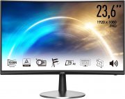 MSI PRO MP242CDE LED Monitor - 23.6 Zoll Curved Full-HD, 75Hz, 1500R VA Panel, HDMI