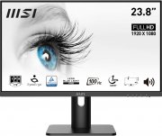 MSI Pro MP243XPDE Monitor - 23,8 Zoll Full HD IPS-Panel 100Hz H&ouml;henverstellung HDMI/DP 4ms Pivot