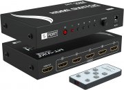MT-VIKI 5 Port HDMI Switch mit IR-Fernbedienung