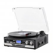 Musikcenter mit Plattenspieler, MUSITREND Kassettendeck, AM/ FM Radio f&uuml;r 54,56&euro; statt 64,19&euro;