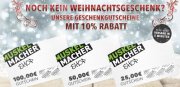 Muskelmacher Shop &ndash; 10% auf Geschenkgutscheine