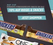 Muskelmacher Shop 10% auf Riegel + Snacks