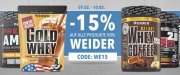 Muskelmacher Shop - 15% auf alle Weider Produkte