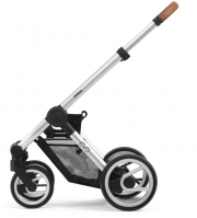 Mutsy Evo Gestell 2019 Silber, Cognac Griff f&uuml;r 221&euro; statt 270&euro;