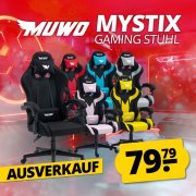 MUWO MystiX E-Sports Gamingstuhl in verschiedenen Farben