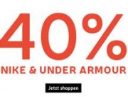 My-Sportswear: 40% Rabatt auf Nike & Under Armour + kostenlose Lieferung