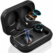 MYCARBON Bluetooth in Ear Kopfh&ouml;rer mit Ladebox
