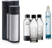 MySodapop Wassersprudler Harold mit 2x Glaskaraffen, 1x PET Flasche und CO2 Zylinder